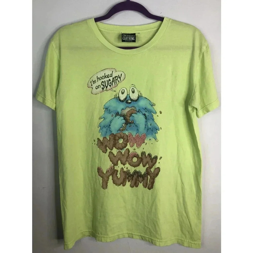 Candy Stripper Clothing Authentic Cookie Monster Short Sleeve T-shirt Size 3